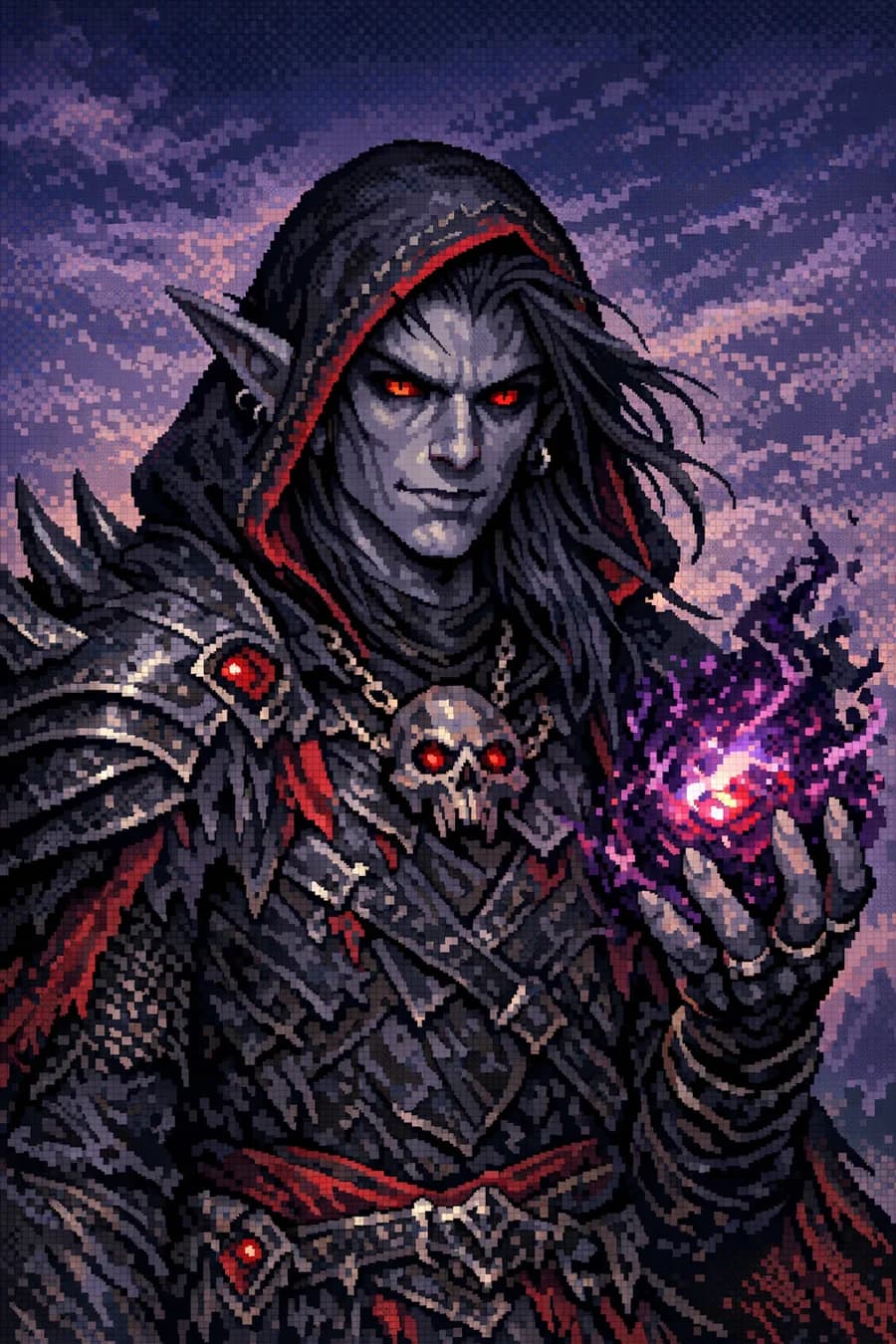 Arcane sorceress portrait